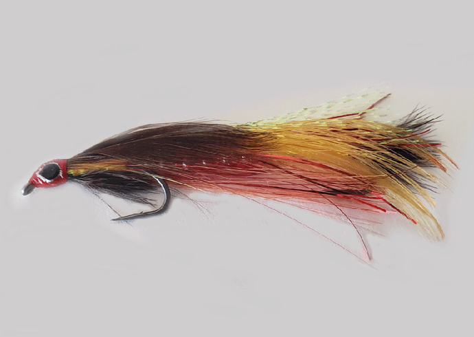 Tandem Blood-N-Guts Real Golden Pheasant Streamer Fly
