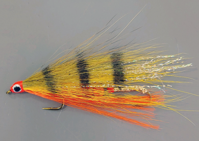Tandem Yellow Perch Streamer Fly