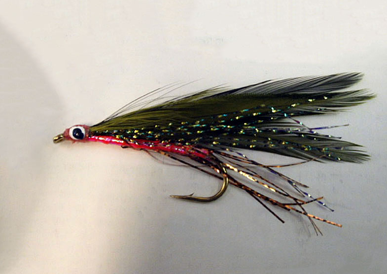 Single Hook Watermelon Smelt Streamer Fly – A.J.'s Custom Products